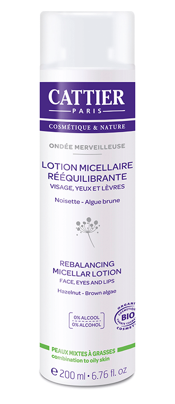 Cattier Lotion micellaire réequilibrant bio 200ml